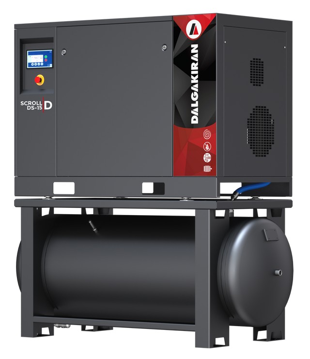 Спиральный компрессор Dalgakiran Компрессор спиральный DS 15-8-500 (2x7,5)