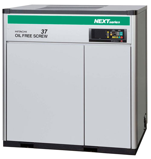 Безмасляный компрессор HITACHI DSP-37VW5N2 (7 бар)