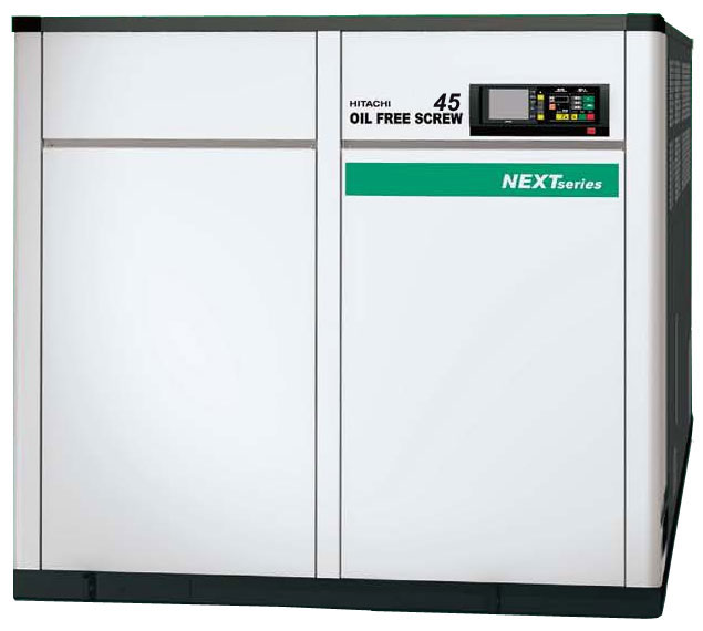 Безмасляный компрессор HITACHI DSP-45AT5N2 (7 бар)