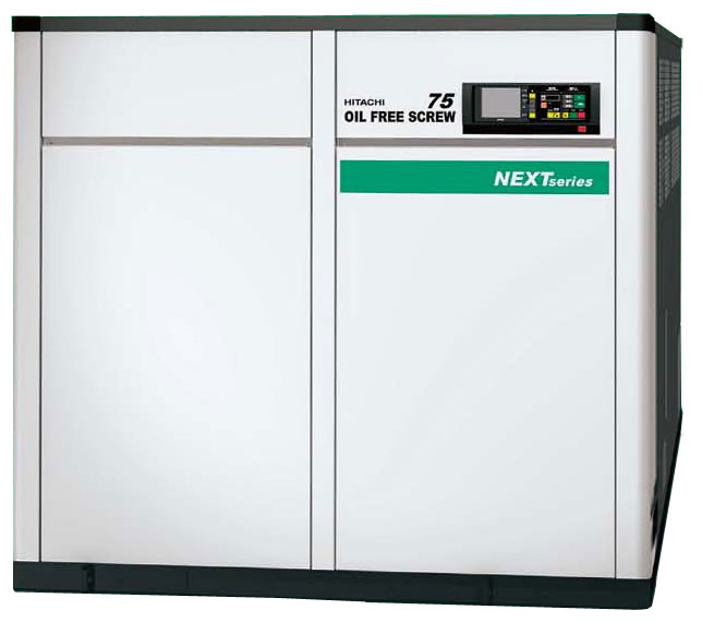 Безмасляный компрессор HITACHI DSP-75VATR5N2 (7 бар)