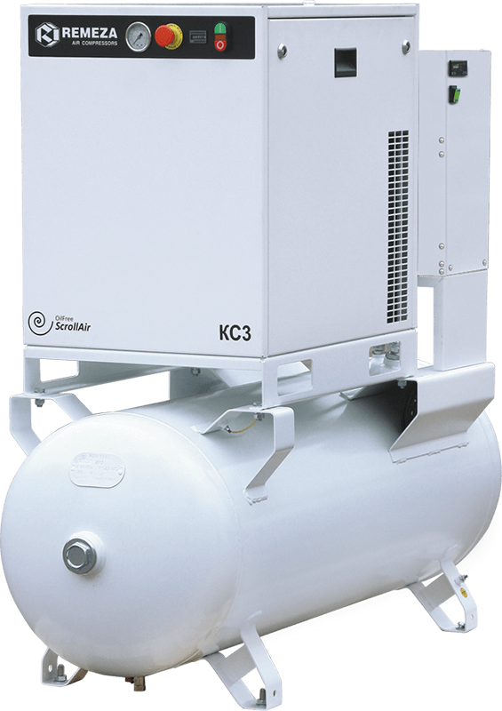 Спиральный компрессор REMEZA КС10-10-270М (10 бар)
