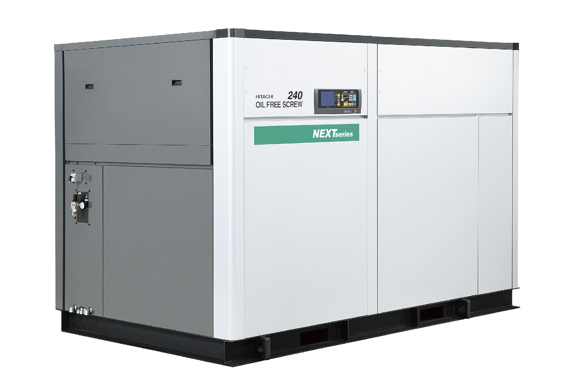 Безмасляный компрессор HITACHI DSP-240W5N2 (10 бар)