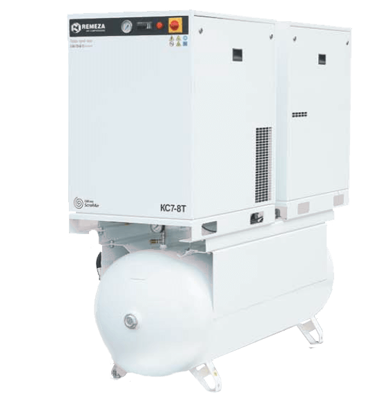 Спиральный компрессор REMEZA КС10-10-500Т (10 бар)